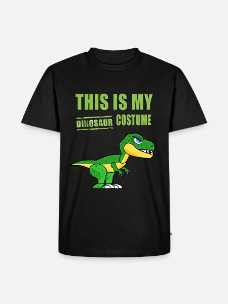 Dinosaur Costume Carnival Dress Up Humor Funny - Men's Premium Organic T-Shirt - black