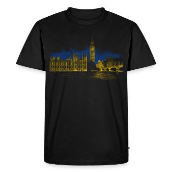 Big Ben - T-shirt Premium bio Homme - noir - Devant - Nico (187cm)