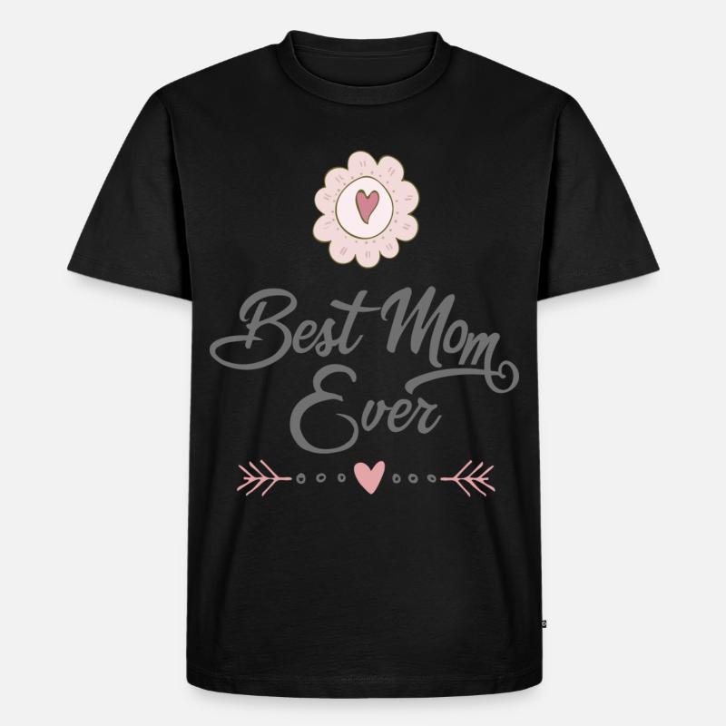 Mutter - Männer Premium Bio T-Shirt - Schwarz