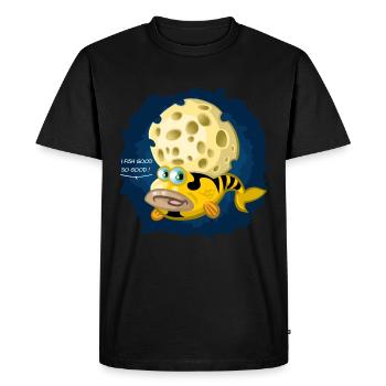I fish good - T-shirt Premium bio Homme - noir - Devant - Nico (187cm)