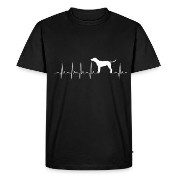 personne chien - T-shirt Premium bio Homme - noir - Devant - Nico (187cm)