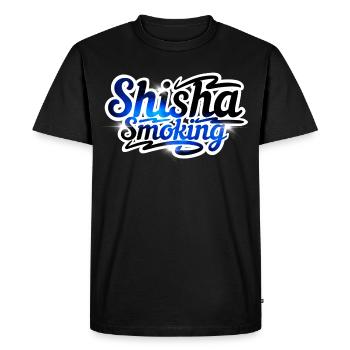 Fumer la chicha - T-shirt Premium bio Homme - noir - Devant - Nico (187cm)