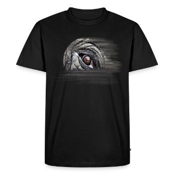 Elephant - Men's Premium Organic T-Shirt - black - Front - Nico (187cm)