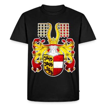 Carinthie - T-shirt Premium bio Homme - noir - Devant - Nico (187cm)
