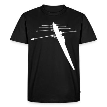 Rowers - 4-person rowing boat - Men's Premium Organic T-Shirt - black - Front - Nico (187cm)