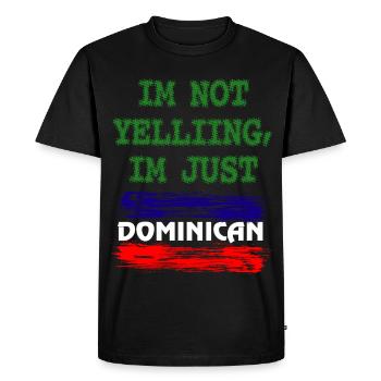 République dominicaine - T-shirt Premium bio Homme - noir - Devant - Nico (187cm)