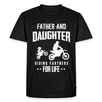 Motocross Enduro Premium Design - T-shirt Premium bio Homme - noir - Devant - Nico (187cm)