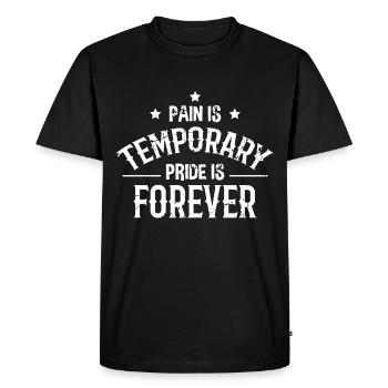 Bodybuilder disant - T-shirt Premium bio Homme - noir - Devant - Nico (187cm)