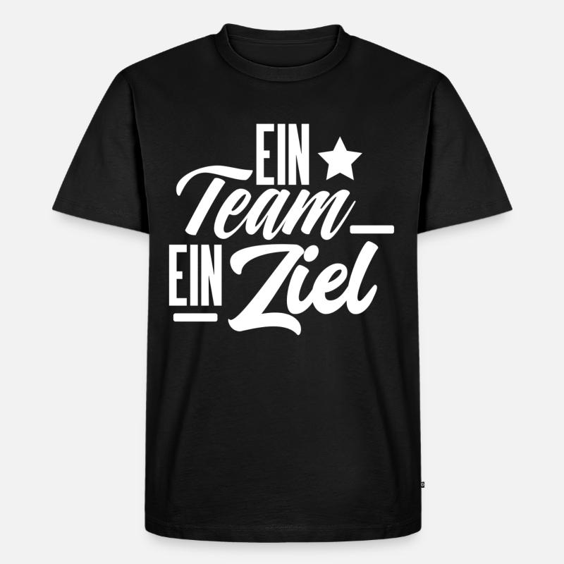 Team Crew Squad - Männer Premium Bio T-Shirt - Schwarz