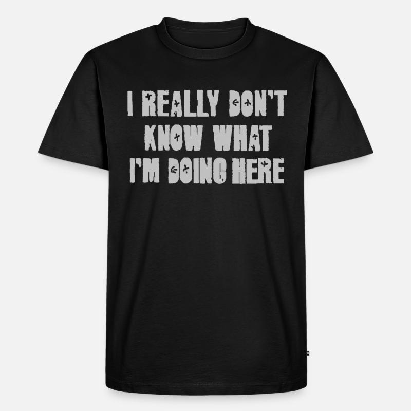 RS IRDKWIDH - Männer Premium Bio T-Shirt - Schwarz