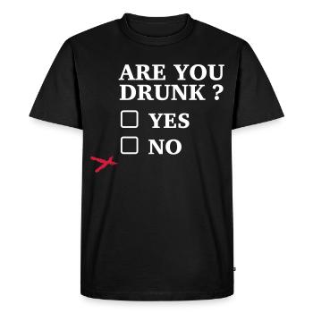 Toast - Men's Premium Organic T-Shirt - black - Front - Nico (187cm)