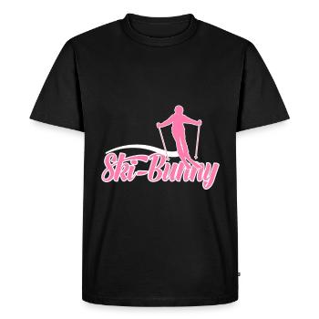 ski Hase - T-shirt Premium bio Homme - noir - Devant - Nico (187cm)