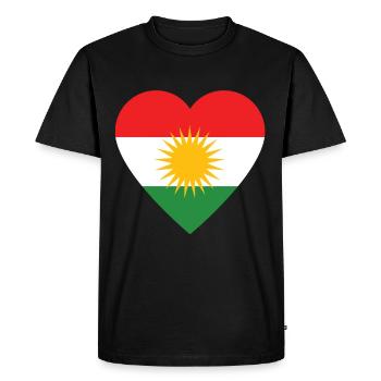 Kurdistan - T-shirt Premium bio Homme - noir - Devant - Nico (187cm)