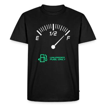 Full tank - Men's Premium Organic T-Shirt - black - Front - Nico (187cm)