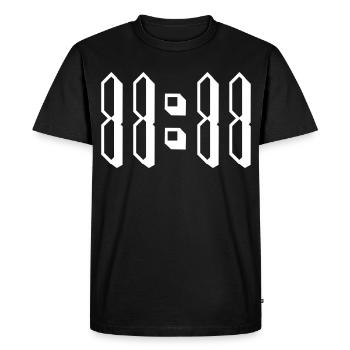 11:11 eleven o'clock eleven - Men's Premium Organic T-Shirt - black - Front - Nico (187cm)