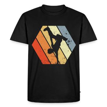 Breakdancer - T-shirt Premium bio Homme - noir - Devant - Nico (187cm)