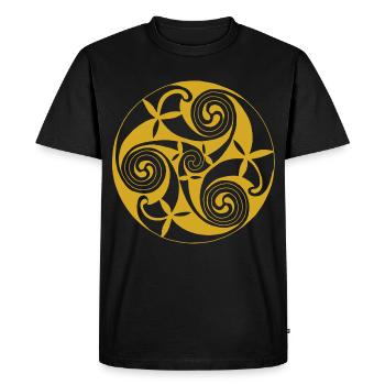 Symbole de la nature - T-shirt Premium bio Homme - noir - Devant - Nico (187cm)