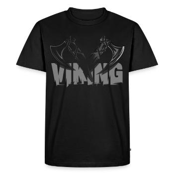 Viking Axe AX Symbole Vikings Vikings Vikings - T-shirt Premium bio Homme - noir - Devant - Nico (187cm)