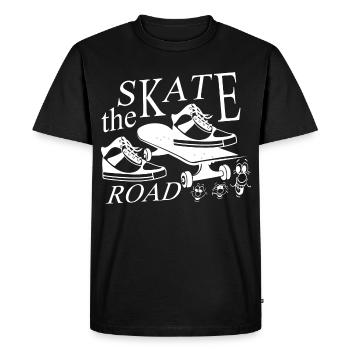 Patineur - T-shirt Premium bio Homme - noir - Devant - Nico (187cm)