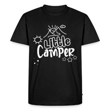 Petit campeur - T-shirt Premium bio Homme - noir - Devant - Nico (187cm)