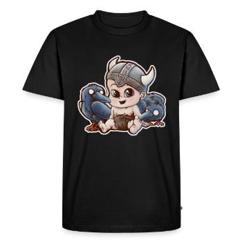 odin viking baby - T-shirt Premium bio Homme - noir - Devant - Nico (187cm)