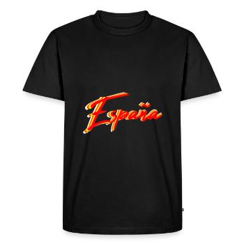 Spain - Men's Premium Organic T-Shirt - black - Front - Nico (187cm)