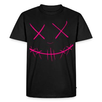Visage - T-shirt Premium bio Homme - noir - Devant - Nico (187cm)