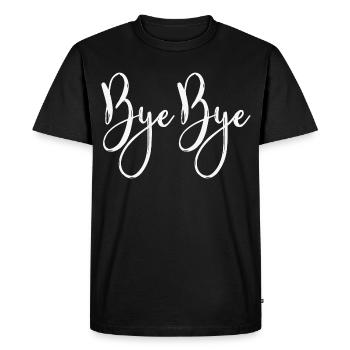 Bye bye - T-shirt Premium bio Homme - noir - Devant - Nico (187cm)