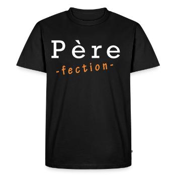 Père-fection - T-shirt Premium bio Homme - noir - Devant - Nico (187cm)