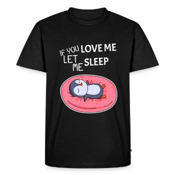 Drôle de sort drôle de cadeau - T-shirt Premium bio Homme - noir - Devant - Nico (187cm)