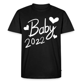 Baby 2022 - Newborn 2022 - Men's Premium Organic T-Shirt - black - Front - Nico (187cm)