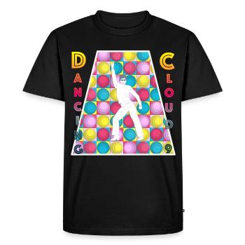 Retro - Disco - Danser - années 70 - T-shirt Premium bio Homme - noir - Devant - Nico (187cm)