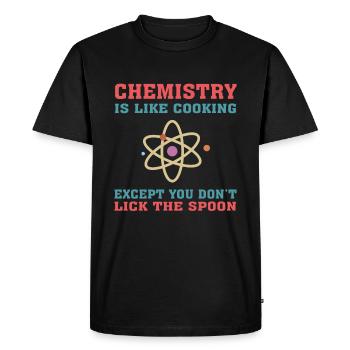 Funny Chemical Engineering Quote for Chemical Engi - Men's Premium Organic T-Shirt - black - Front - Nico (187cm)