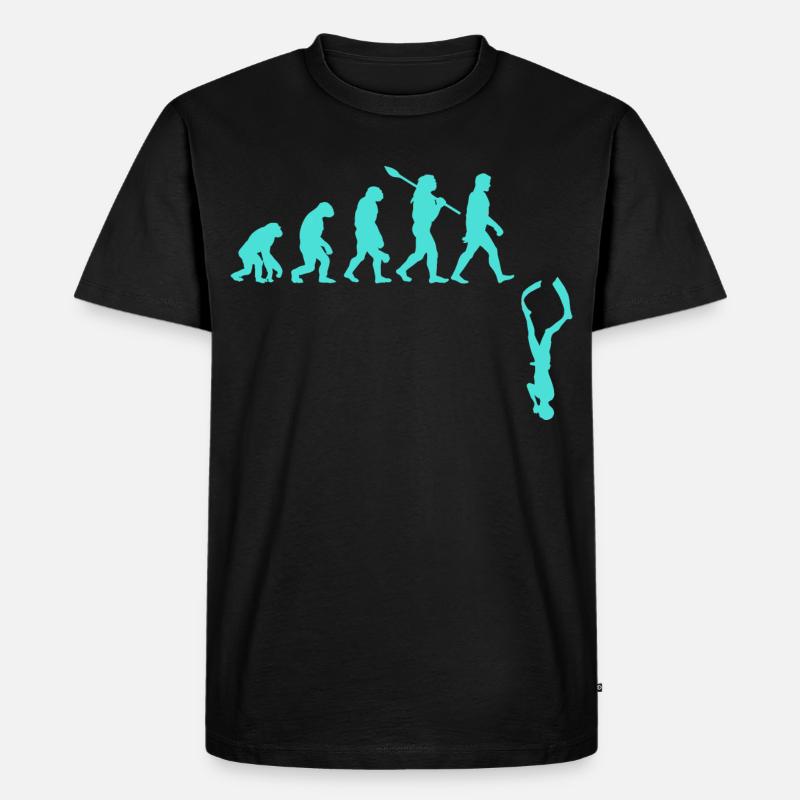 Évolution de l’apnée - T-shirt Premium bio Homme - noir