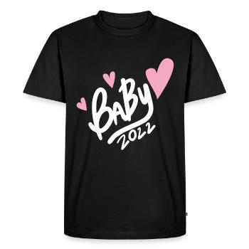 Baby 2022 - Newborn 2022 - Men's Premium Organic T-Shirt - black - Front - Nico (187cm)