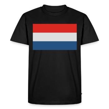 Holland - T-shirt Premium bio Homme - noir - Devant - Nico (187cm)