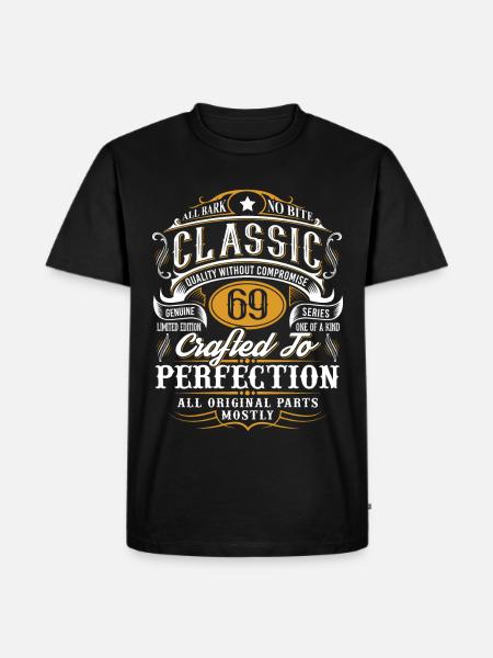 69e anniversaire - T-shirt Premium bio Homme - noir