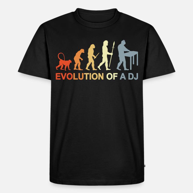 Évolution d’un DJ - T-shirt Premium bio Homme - noir