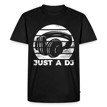 DISC-JOCKEY - T-shirt Premium bio Homme - noir - Devant - Nico (187cm)