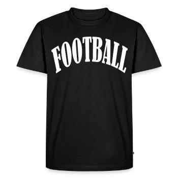 football fan highschool springbreak goal sticker - Men's Premium Organic T-Shirt - black - Front - Nico (187cm)