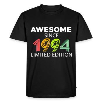 Fantastique depuis 1994 - né en 1994 - T-shirt Premium bio Homme - noir - Devant - Nico (187cm)