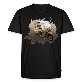 Krause Duo - T-shirt Premium bio Homme - noir - Devant - Nico (187cm)