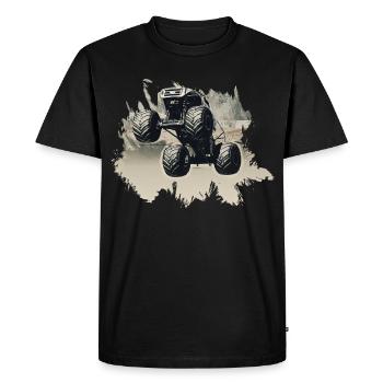 Monster truck - Men's Premium Organic T-Shirt - black - Front - Nico (187cm)