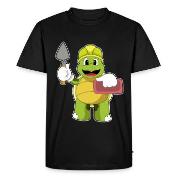 Truelle Mason Tortoise - T-shirt Premium bio Homme - noir - Devant - Nico (187cm)
