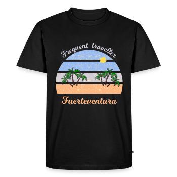 Fuerteventura Vacances - T-shirt Premium bio Homme - noir - Devant - Nico (187cm)