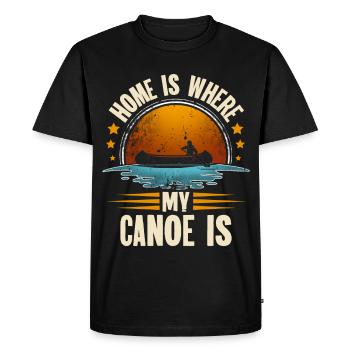 Canoe Canoeist Canoeist Canoeist - Men's Premium Organic T-Shirt - black - Front - Nico (187cm)