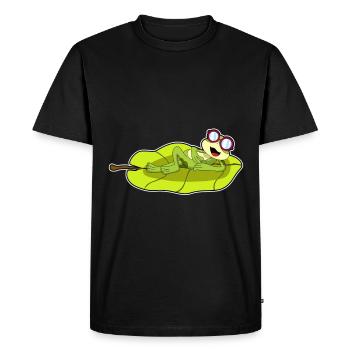 Lunettes Grenouille - T-shirt Premium bio Homme - noir - Devant - Nico (187cm)