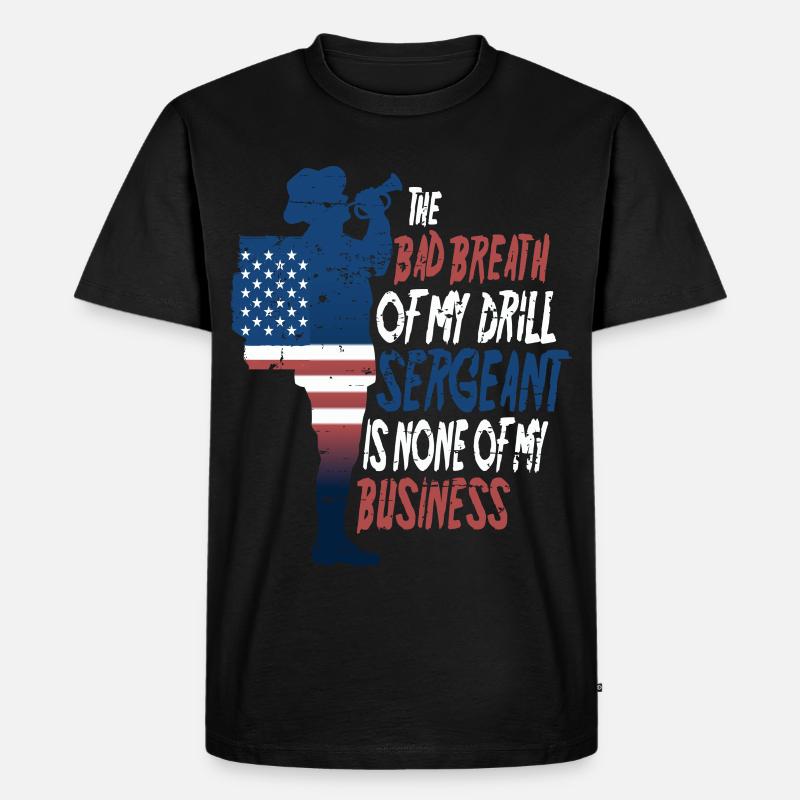 Drill Sergeant - Men's Premium Organic T-Shirt - black