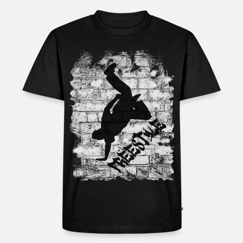 Freestyle - Männer Premium Bio T-Shirt - Schwarz