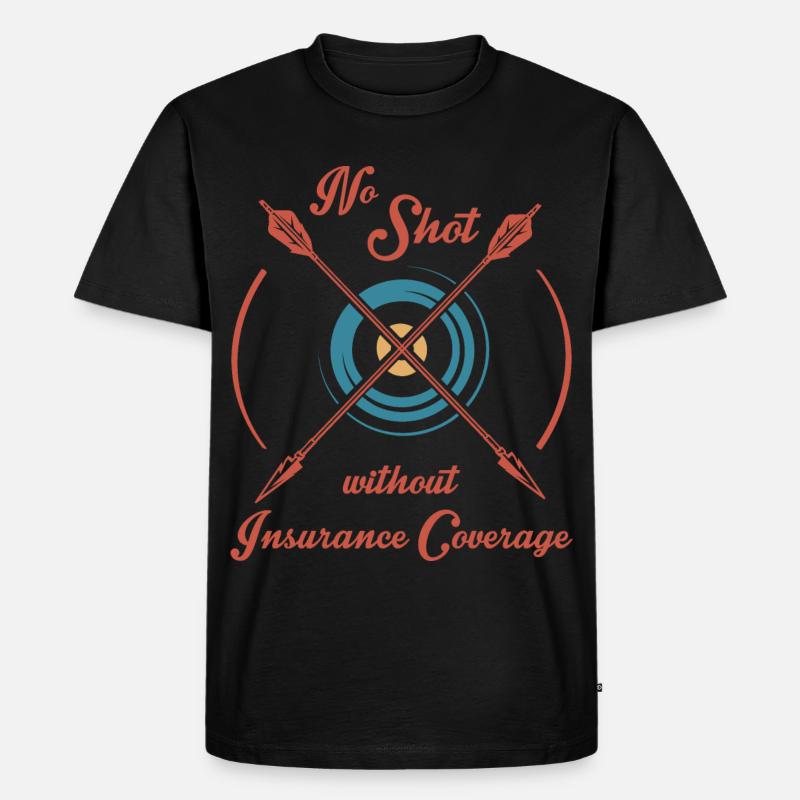 Bogenschütze - Männer Premium Bio T-Shirt - Schwarz